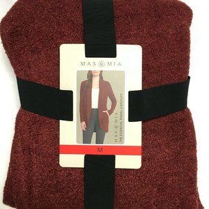 Brand New Women's Burnt Orange MAX & MIA Cardigan